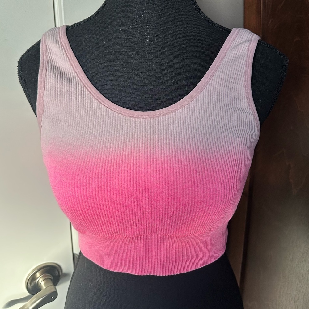 Ombré aerie sport bralette xl chill play move